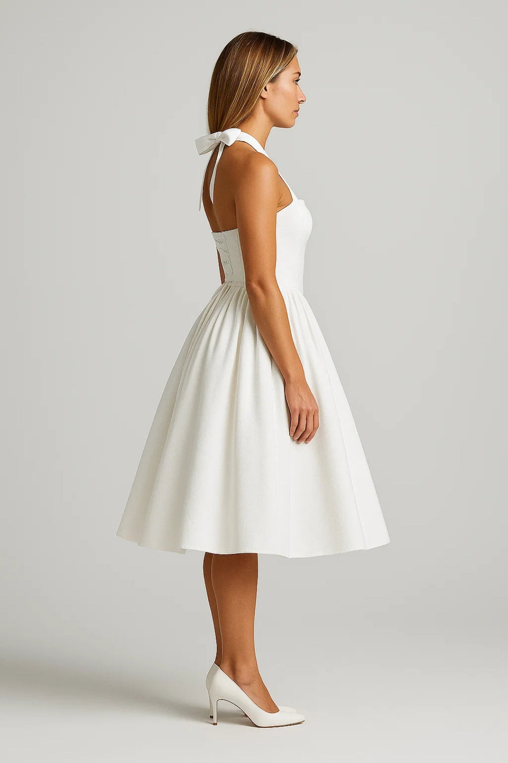 Robe Cocktail Dos Nu Trapèze