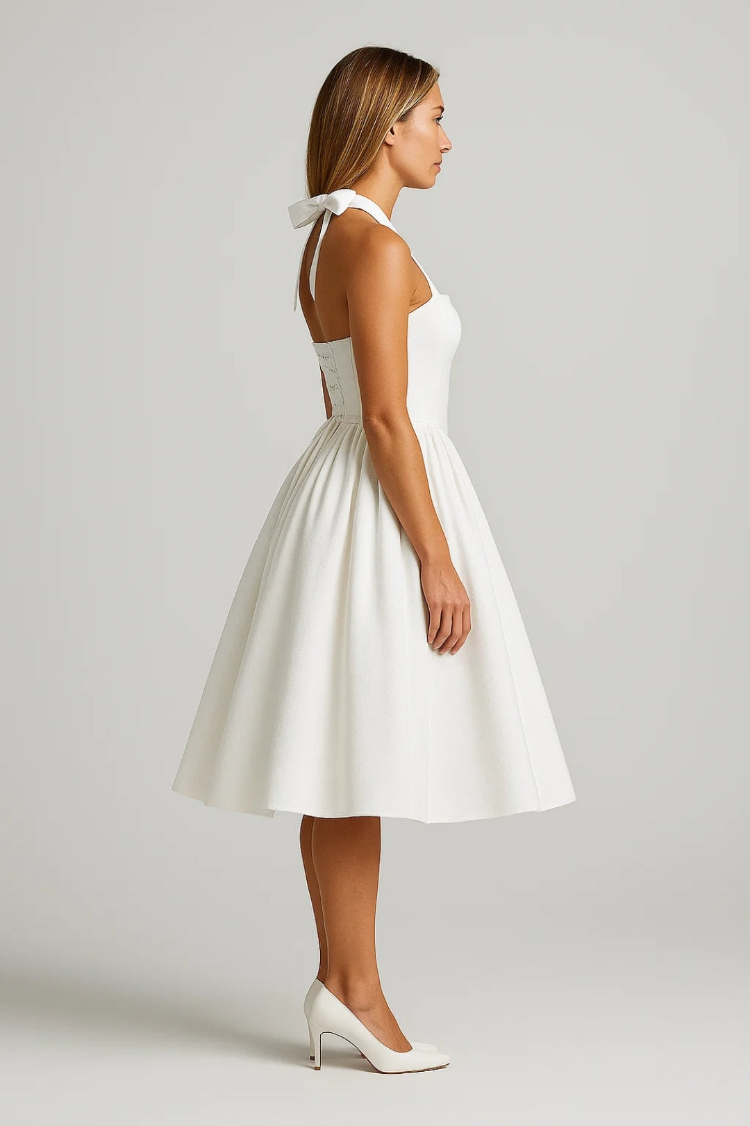 Robe Cocktail Dos Nu Trapèze