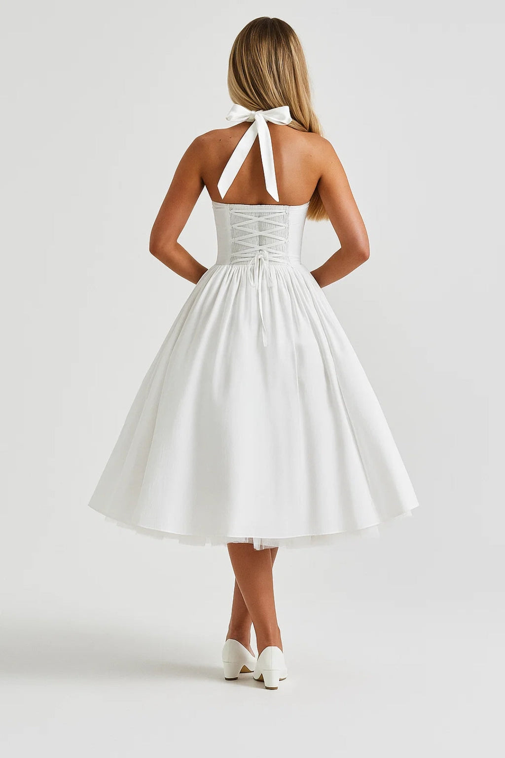 Robe Cocktail Dos Nu Trapèze