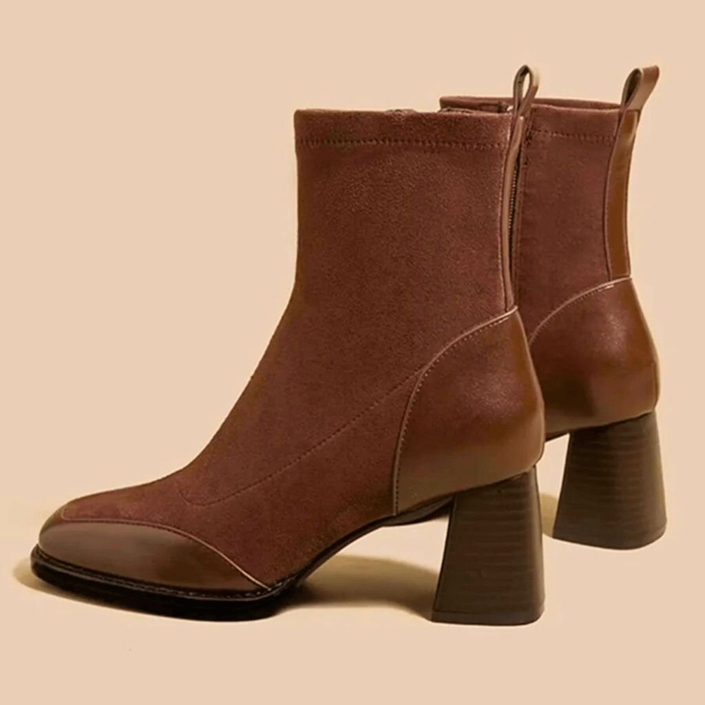 Bottines en Cuir Femme – Silhouette Fine et Allure Raffinée Intemporelle