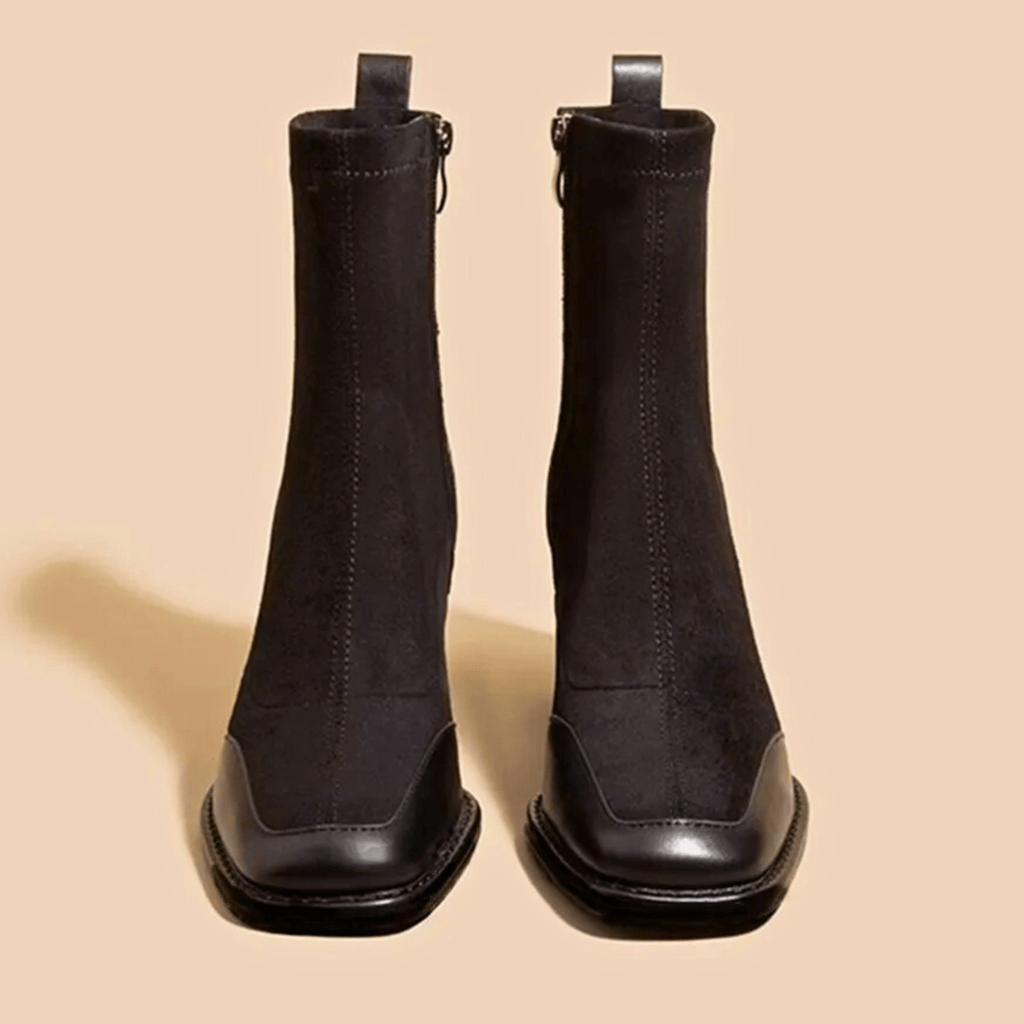 Bottines en Cuir Femme – Silhouette Fine et Allure Raffinée Intemporelle
