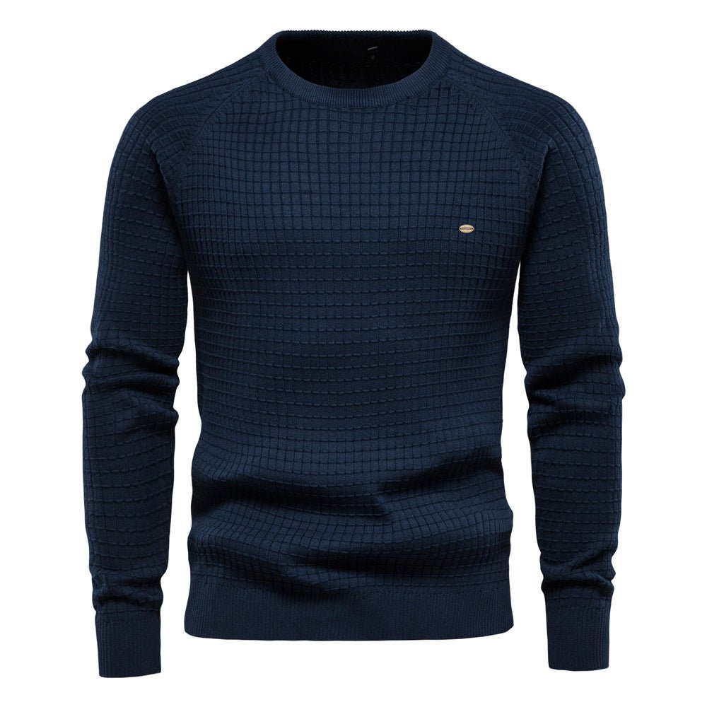 Pull Texturé Homme – Manches Longues et Coupe Flatteuse Intemporelle