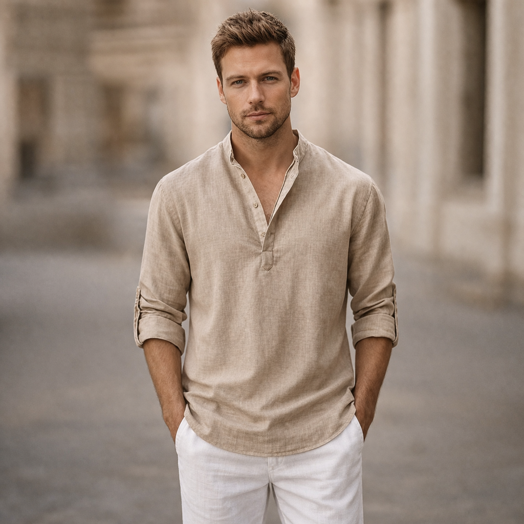 Chemisier Homme Coupe Décontractée