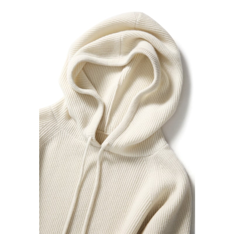 Sweat en Cachemire et Laine Femme – Coupe Ample et Cordons Ajustables