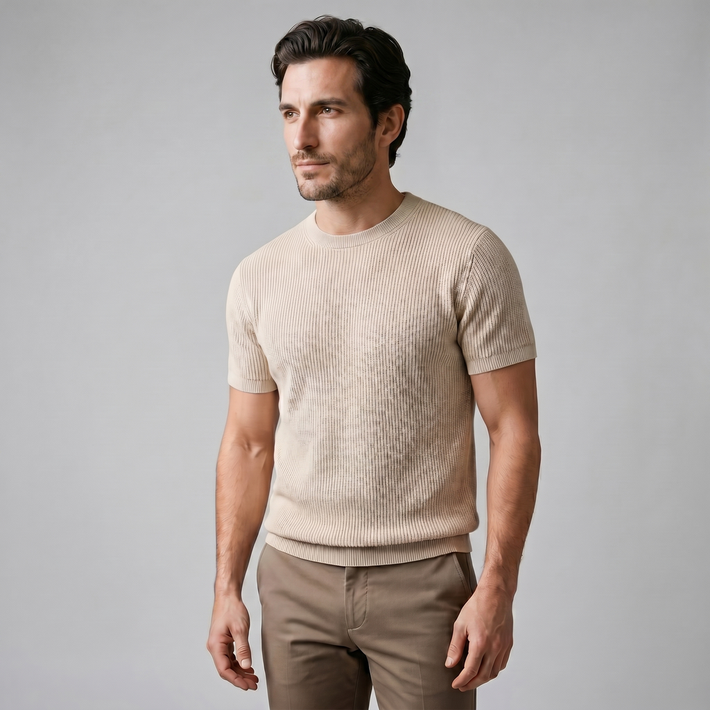 Pull T-shirt Homme En Maille