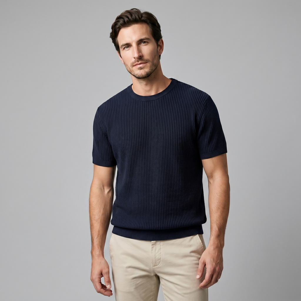 Pull T-shirt Homme En Maille