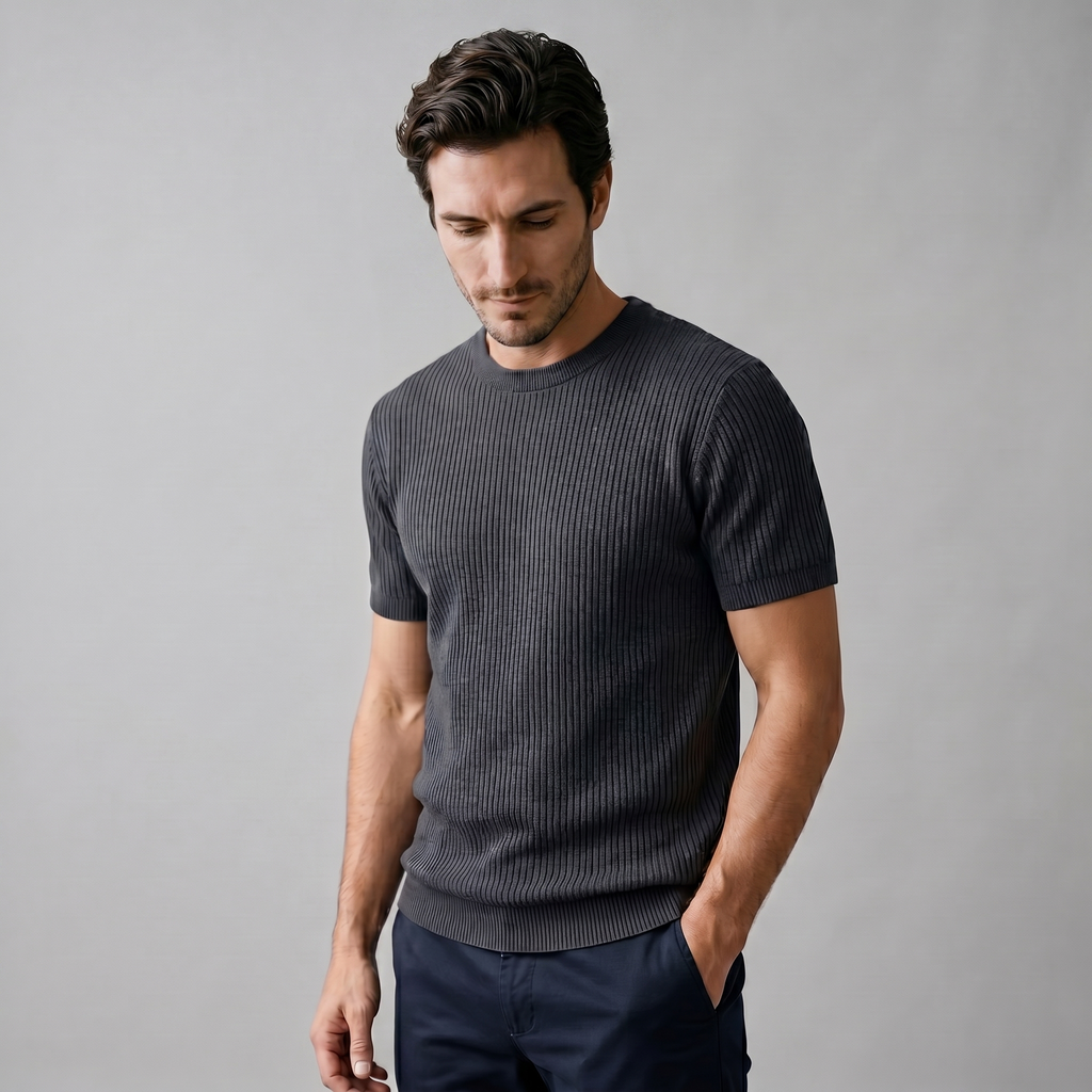 Pull T-shirt Homme En Maille