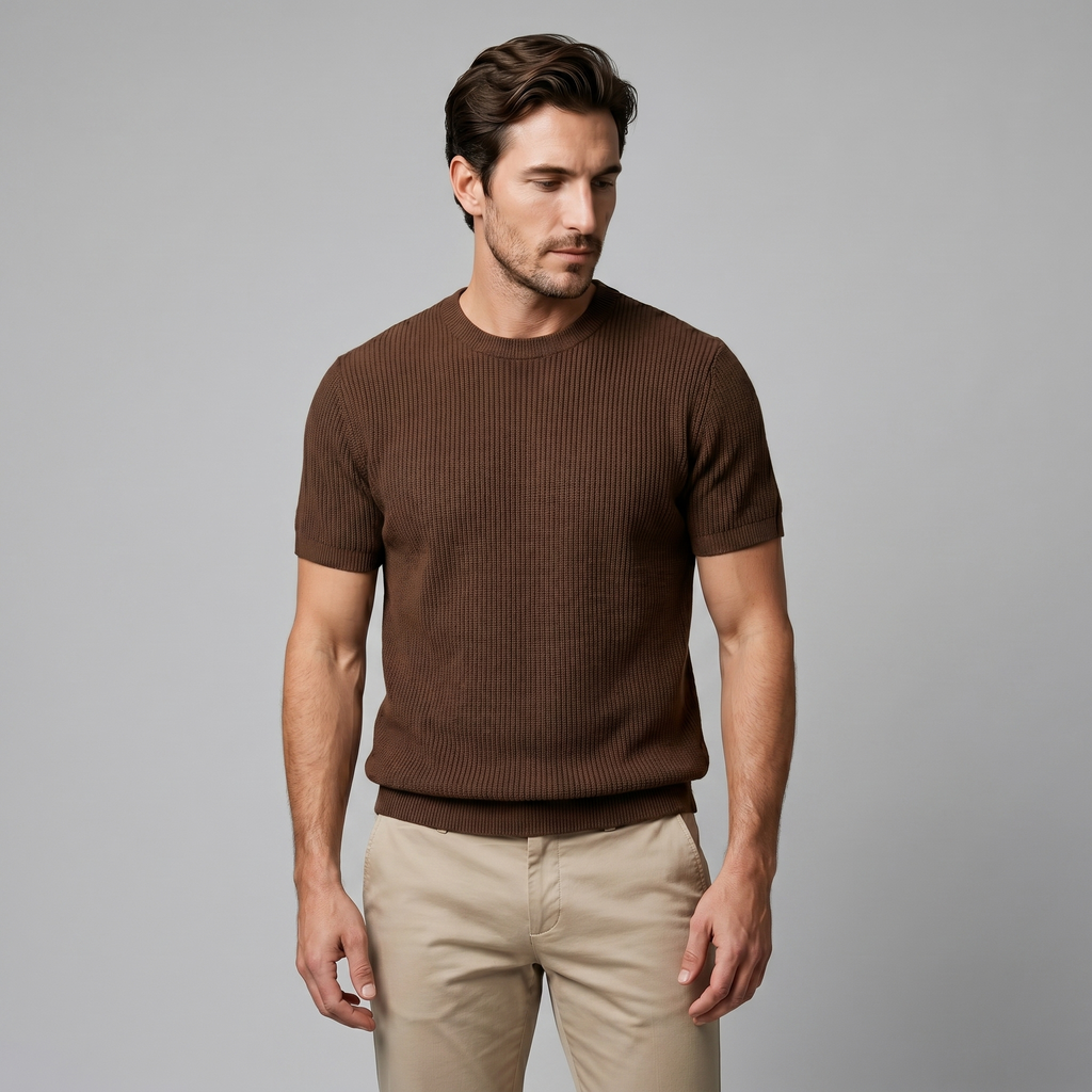 Pull T-shirt Homme En Maille